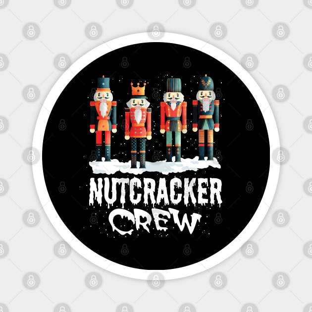 Christmas Nutcracker Team Nutcrackers Magnet by chidadesign